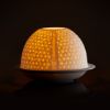 Picture of Bernardaud Porcelain 'Lattice' Votivelight Candle Holder