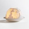 Picture of Bernardaud Porcelain 'Gardenia Flowers' Votivelight Candle Holder
