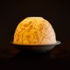Picture of Bernardaud Porcelain 'Sweet Peas' Votivelight Candle Holder