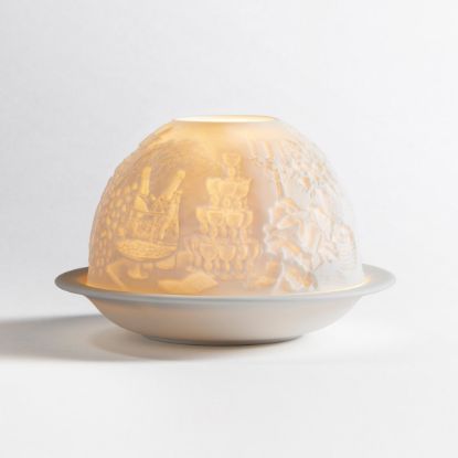 Picture of Bernardaud Porcelain 'Wedding' Votivelight Candle Holder