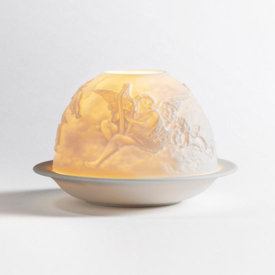Picture of Bernardaud Porcelain 'Angels' Votivelight Candle Holder