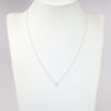 Picture of 18k White Gold Diamond Solitaire Necklace 