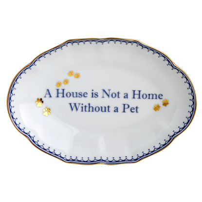 Picture of Mottahedeh 'A House Is Not a Home Without a Pet' Ring Tray