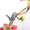 Picture of Jay Strongwater Cornelis Dutch Floral Glass Bowl