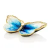 Picture of Jay Strongwater Juliet Butterfly Trinket Tray - Indigo