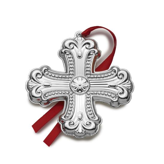 Picture of Wallace 2025, Grande Baroque Cross, 30th Edition, Sterling Silver Ornament
