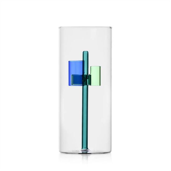 Picture of Ichendorf Milano 'Iris' Blue Vase 