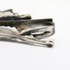 Picture of Vintage Japanese Sterling Silver Shakudo Menuki Tie Clip with Man Catching Carp
