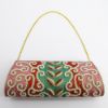 Picture of David Jeffrey Clutch Purse with gold, silver & pearl beads