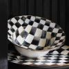 Picture of MacKenzie-Childs Enameled Courtly Check Serving Bowl