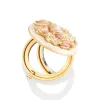 Picture of Jay Strongwater Angela Round Floral Compact