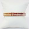 Picture of 14k Yellow Gold Multi-Colored Sapphires & Diamond Bracelet 