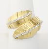Picture of 14K Yellow Gold Leaf Diamond Ring 