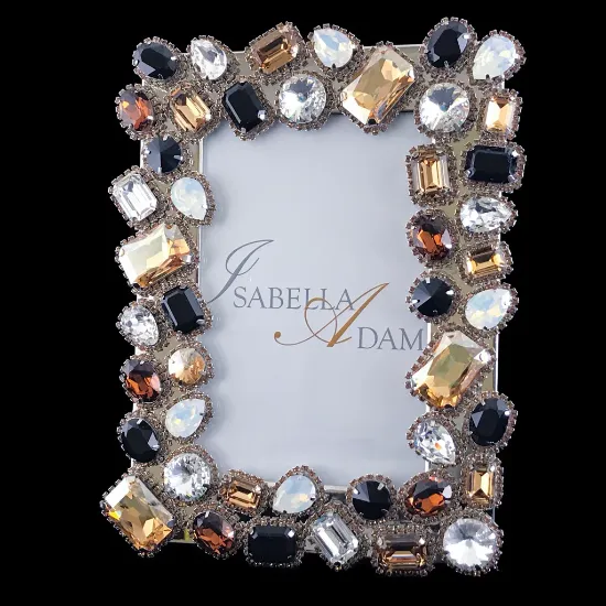 Picture of Isabella Adams Topaz Crystal Cluster Frame 4x6" 