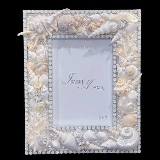 Picture of Isabella Adams White Opal Sea Life Frame 5x7"