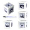 Picture of Blue Birth Record Bank with Paint Pen by Salisbury Silversmiths