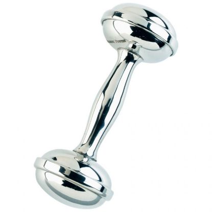 Picture of Straight Baby Cup & Rattle Set by Salisbury Silversmiths