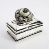 Picture of Isabella Adams Jet Crystal Black Pica Shell Keepsake Box