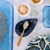 Picture of VIETRI 'Isola Glass' Clam Shell Small Plate