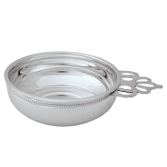 Picture of Sterling Beaded Beaded Porringer by Salisbury Silversmiths 