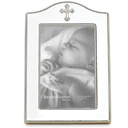 Picture of Reed & Barton Abbey Cross Silver Plate 4"x 6" Frame