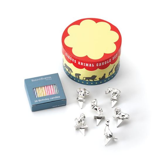 Picture of Reed & Barton Let's Celebrate Circus Animals Candle Holder Set