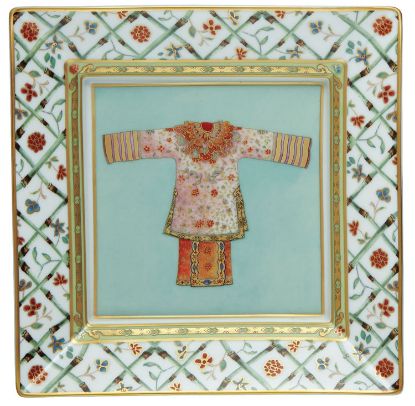 Picture of Raynaud Kimono Collection Candy Dish - Almond Green