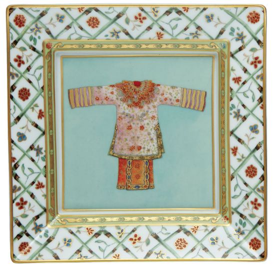 Picture of Raynaud Kimono Collection Candy Dish - Almond Green