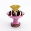 Picture of Limoges Porcelain Ice Cream Sundae Trinket Box with Surprise Spoon Inside