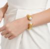 Picture of Cannes Hinged Cuff Bracelet in Iridescent Emerald Green