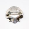 Picture of Vintage Alice Caviness Sterling Silver, Enamel, Marcasite & Faux Pearl Oyster Brooch