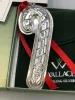 Picture of Wallace 2009 Sterling Silver 2nd Ed. Rose Point Candy Cane Ornament, with Box