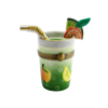 Picture of Limoges Porcelain Glass of Tropical Fruit Drink Trinket Box