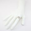 Picture of 14k White Gold Diamond Flower Ring 