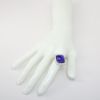 Picture of 18k White Gold Tanzanite & Diamond Ring 