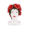 Picture of Vietri Sicilian Heads Vase - Poppies
