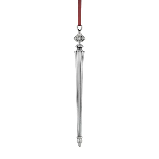 Picture of 2024 Barrett & Cornwall Sterling Silver "Snowdonia Icicle" Ornament, NEW