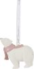 Picture of 2022 Wedgewood porcelain Baby's First Christmas Ornament, PINK, Brand New in Box