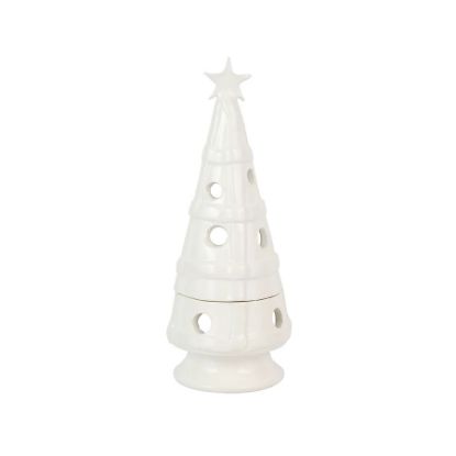 Picture of Vietri Foresta Bianca Medium Plaid Tree 