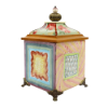 Picture of Rare MacKenzie-Childs 'Taylor' Footed Canister