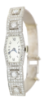 Picture of Antique Art Deco Henri Blanc Platinum & Diamond Ladies Wristwatch  