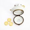 Picture of Limoges Porcelain Cup Of Coffee (Café), Spoon & Saucer Trinket Box with Surprise Biscuits Inside