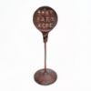 Picture of Rare Antique Cast Iron Miniature 'Don't Park Here' Sign