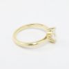 Picture of 14k Yellow Gold .65Ct Pear Diamond Engagement Ring  