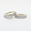 Picture of 14k White Gold Diamond .75Ct Bridal Set  