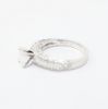 Picture of 14k White Gold .65Ct Princess Cut Diamond Engagement Ring