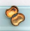 Picture of Vintage Chinese Export Gilt Silver Filigree, Enamel & Turquoise Pill/Snuff Box