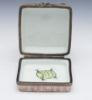 Picture of Limoges Porcelain Blue & Green Arm Chair Trinket Box