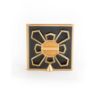 Picture of Jay Strongwater Leland Pavé Corner Square Frame - Jet Black