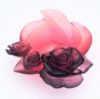 Picture of Daum Small Rose Passion Bowl in Red & Purple Crystal